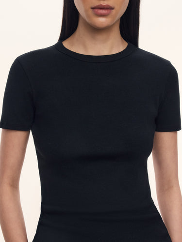 Футболка Fitted из хлопка и шелка