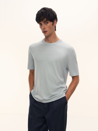 Джемпер из шелка и хлопка