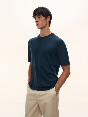 Джемпер из шелка и хлопка