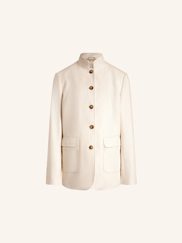 Жакет из фактурного хлопка