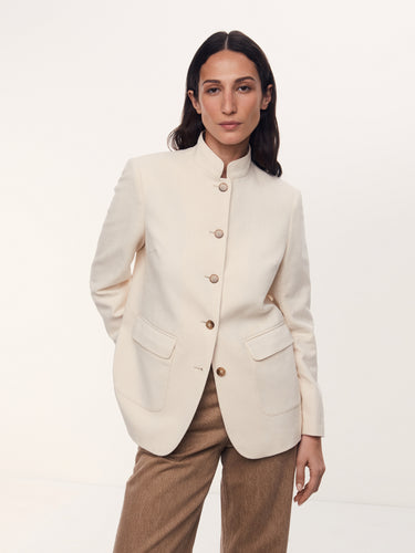 Жакет из фактурного хлопка