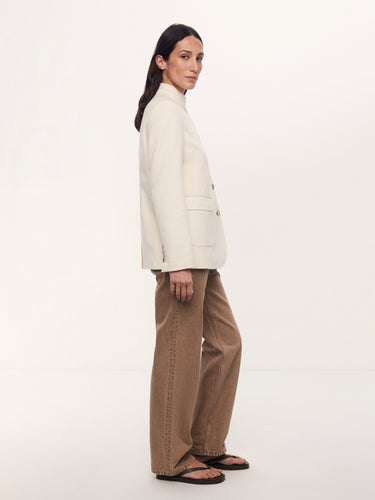 Жакет из фактурного хлопка