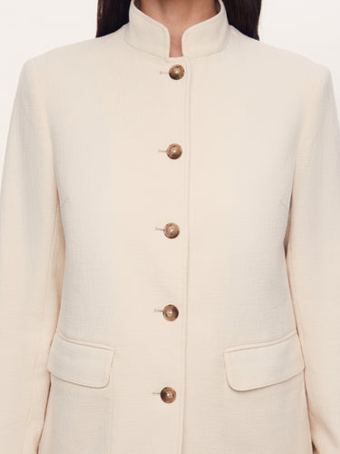 Жакет из фактурного хлопка