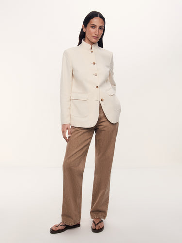 Жакет из фактурного хлопка