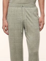 Брюки из шерсти и льна