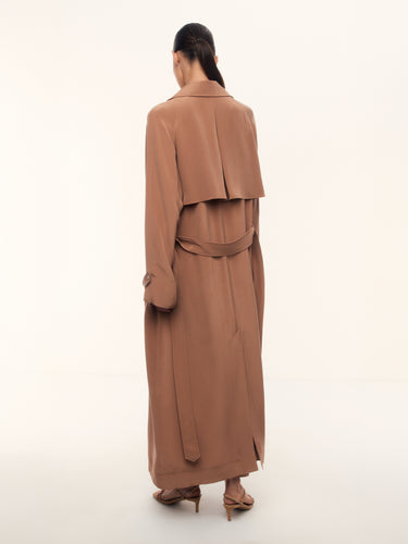 Платье-тренч Gallery из шелка Mullberry