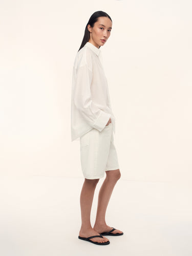 Рубашка Bureau из хлопка и шелка