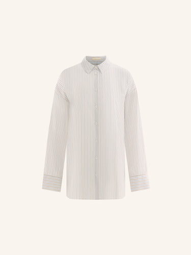 Рубашка Bureau из хлопка и шелка