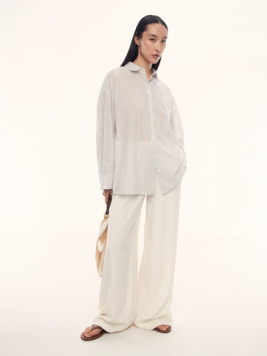 Рубашка Bureau из хлопка и шелка