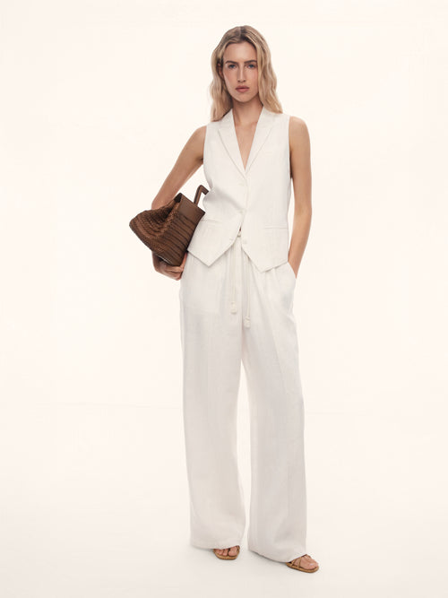 Брюки Aurelia из плотного льна