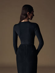 Лонгслив Kim из модала и шелка