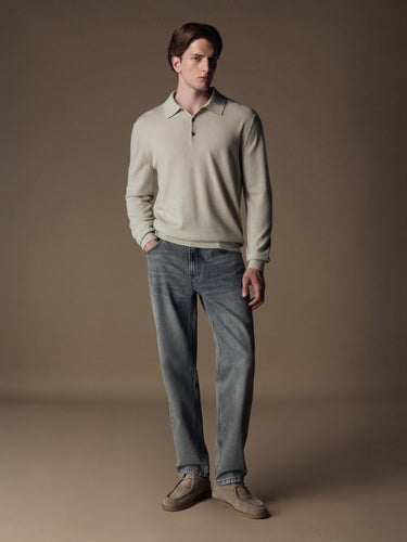 Джемпер-поло Turner из кашемира