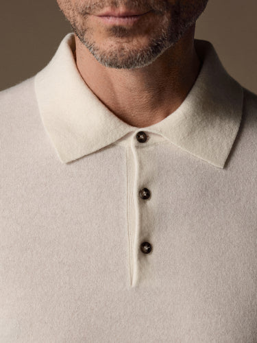 Джемпер-поло из кашемира